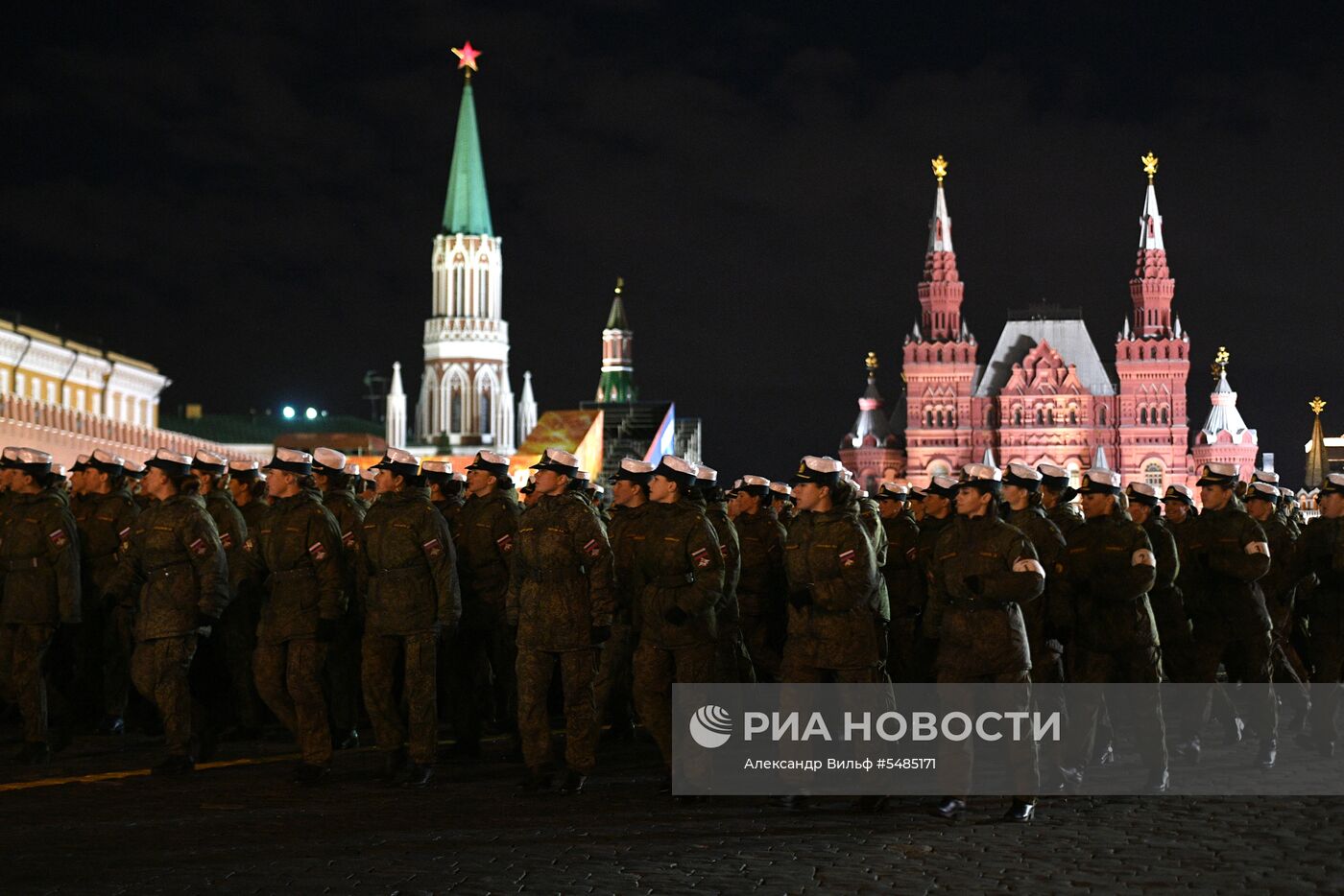 Репетиция парада Победы на Красной площади