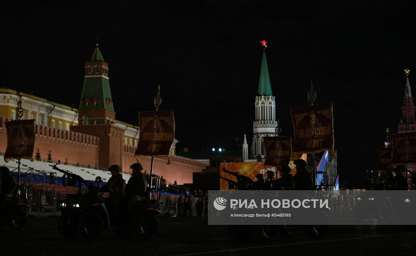 Репетиция парада Победы на Красной площади