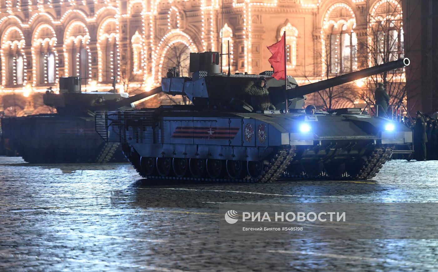 Репетиция парада Победы на Красной площади