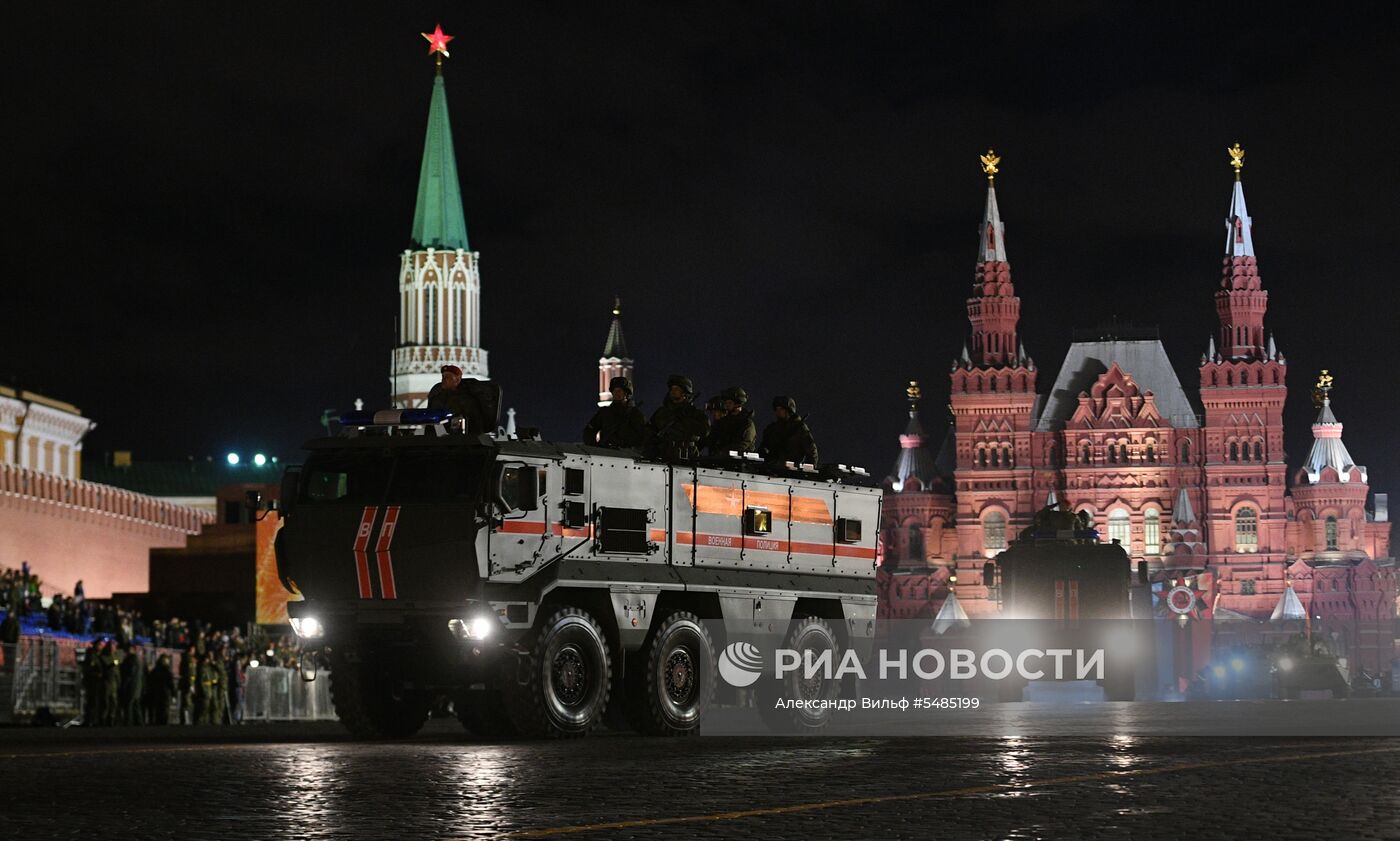 Репетиция парада Победы на Красной площади