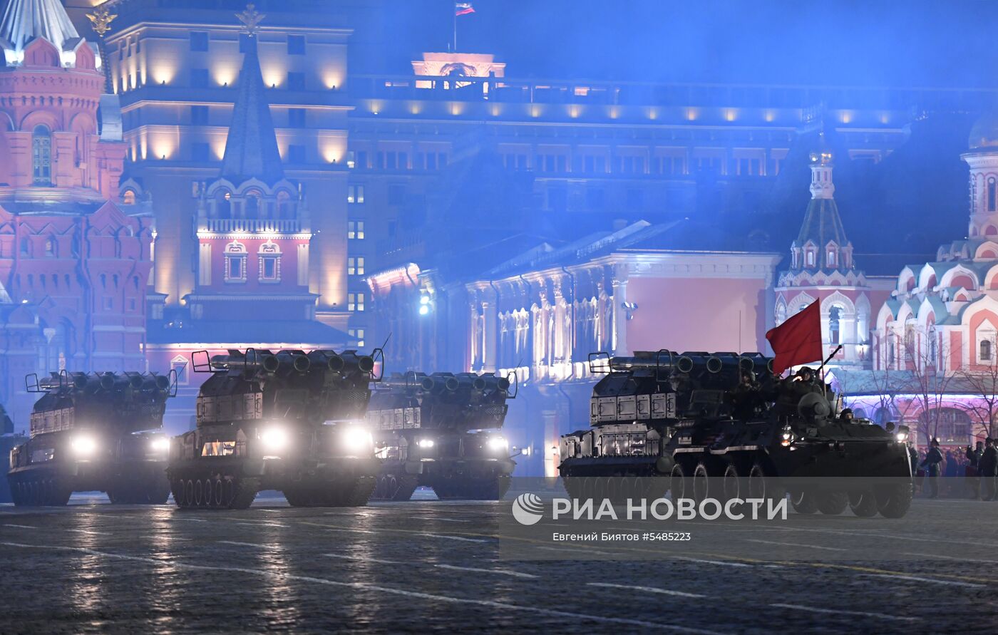 Репетиция парада Победы на Красной площади