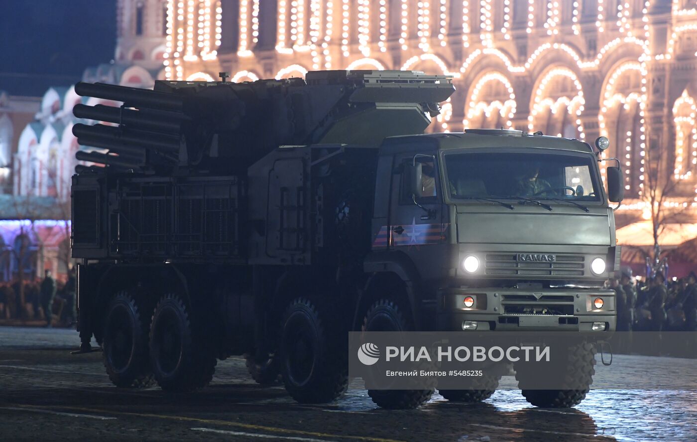 Репетиция парада Победы на Красной площади