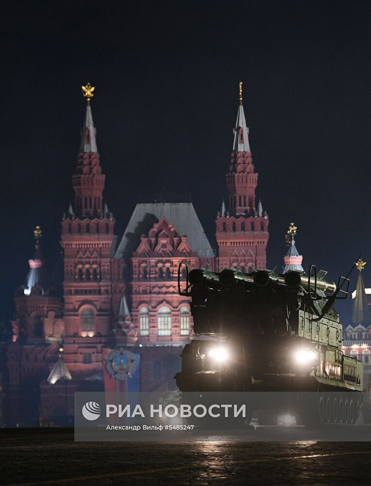 Репетиция парада Победы на Красной площади