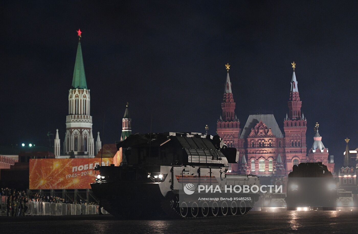 Репетиция парада Победы на Красной площади