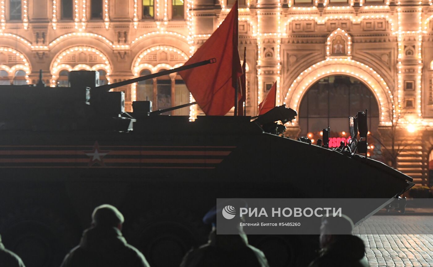 Репетиция парада Победы на Красной площади
