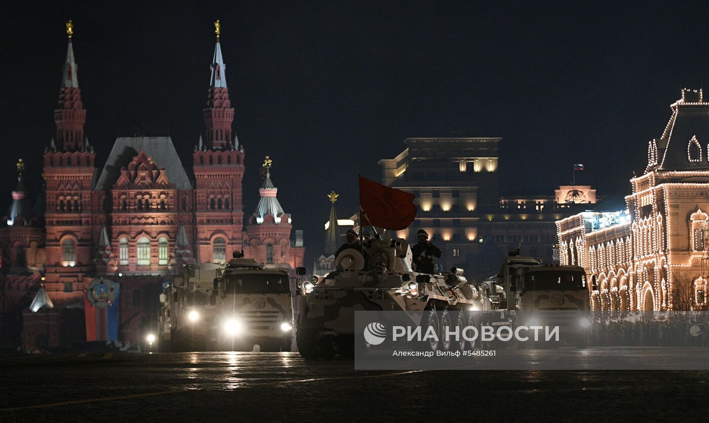 Репетиция парада Победы на Красной площади