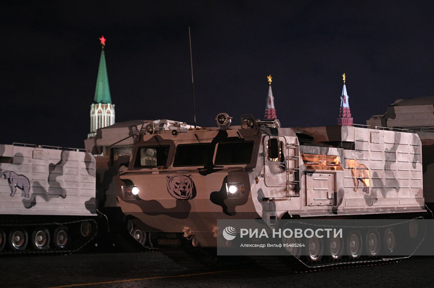 Репетиция парада Победы на Красной площади