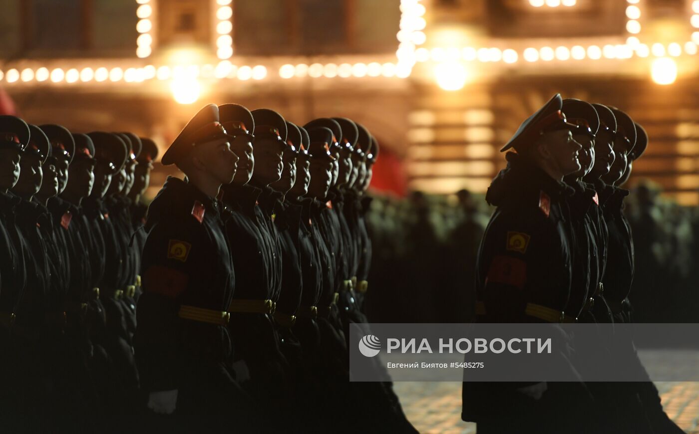 Репетиция парада Победы на Красной площади