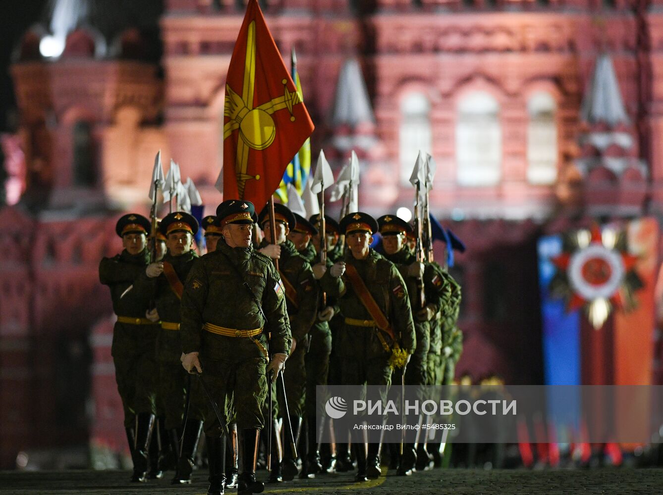 Репетиция парада Победы на Красной площади