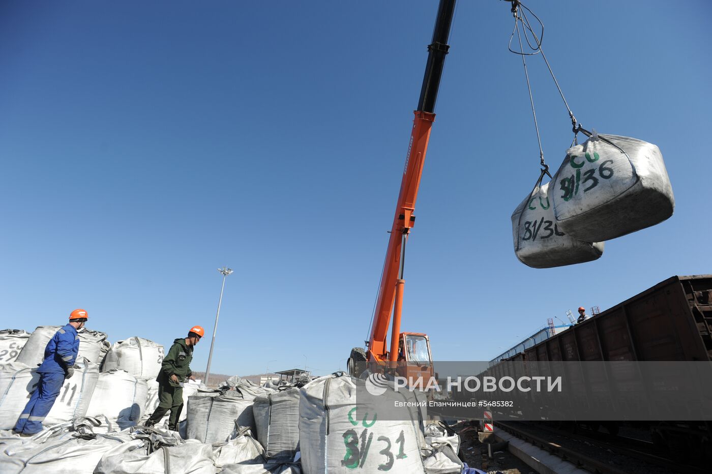 Отправка первой руды с Быстринского ГОК