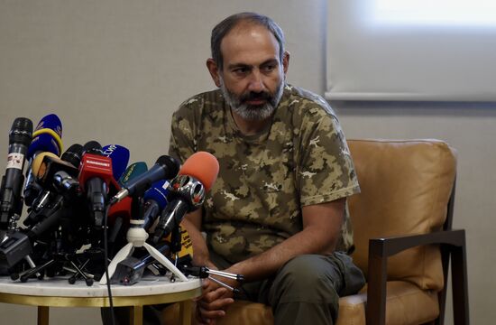 Лидер армянской оппозиции Н. Пашинян