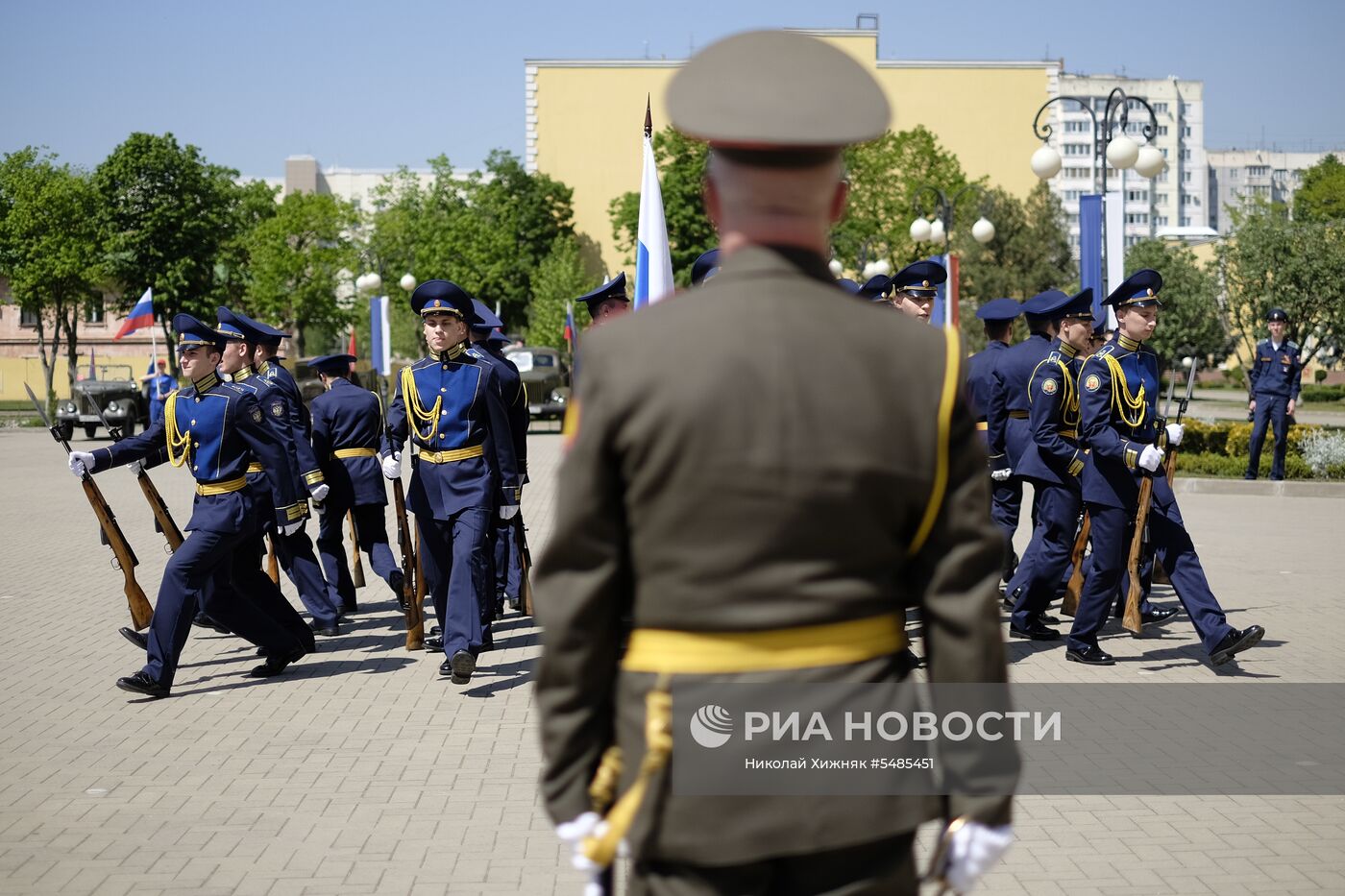 Встреча кадетов Краснодарского президентского кадетского училища с ветеранами ВОВ