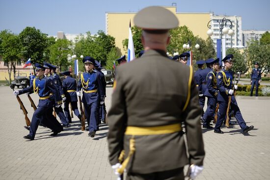 Встреча кадетов Краснодарского президентского кадетского училища с ветеранами ВОВ