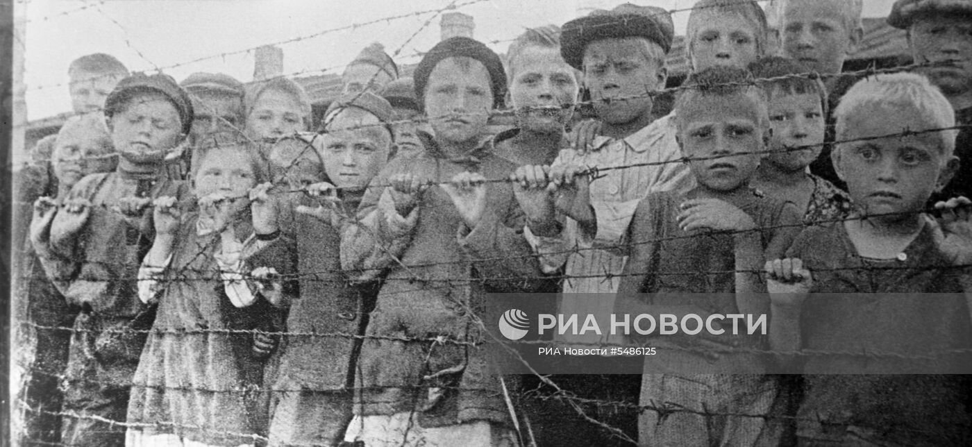 Дети-узники концлагеря Майданек