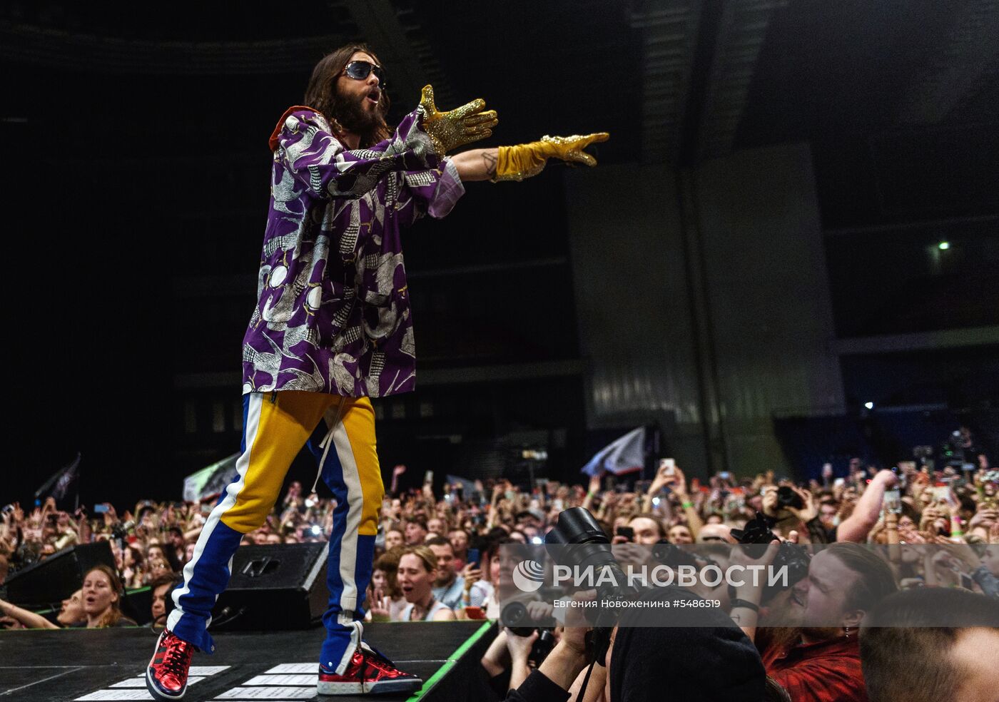 Концерт группы Thirty seconds to Mars в Москве