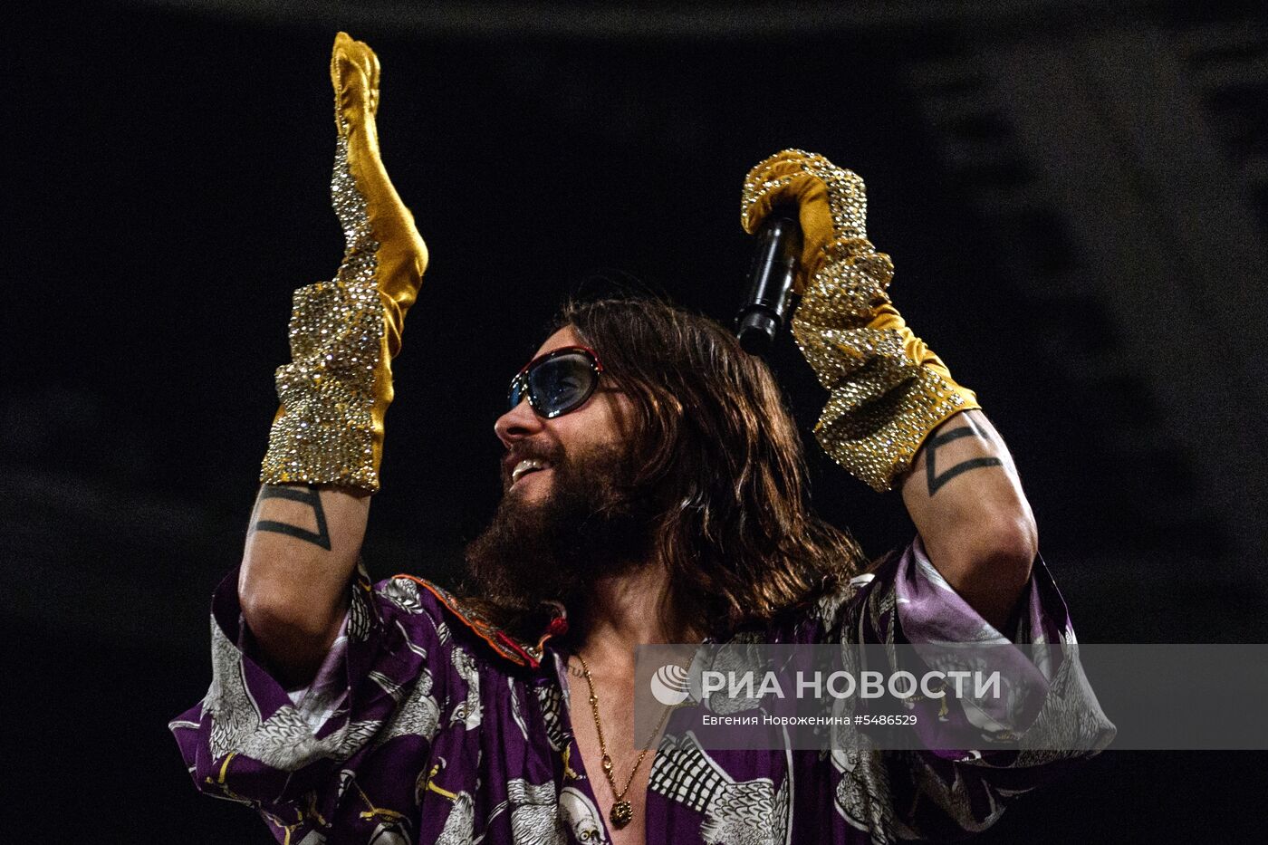 Концерт группы Thirty seconds to Mars в Москве