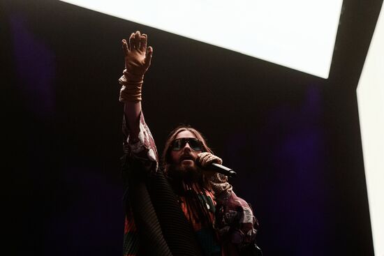 Концерт группы Thirty seconds to Mars в Москве