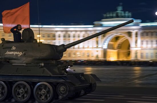 Репетиция парада Победы в Санкт-Петербурге