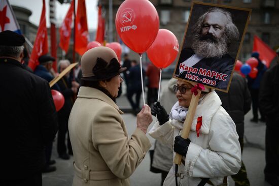 Первомайские демонстрации в регионах России