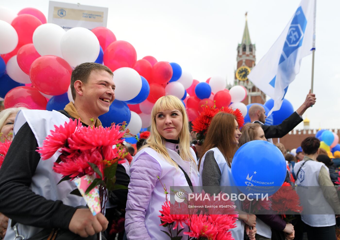 Первомайская демонстрация на Красной площади