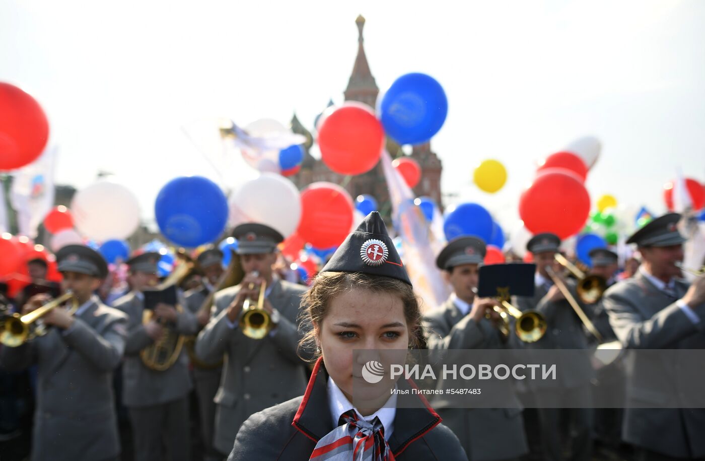 Первомайская демонстрация на Красной площади