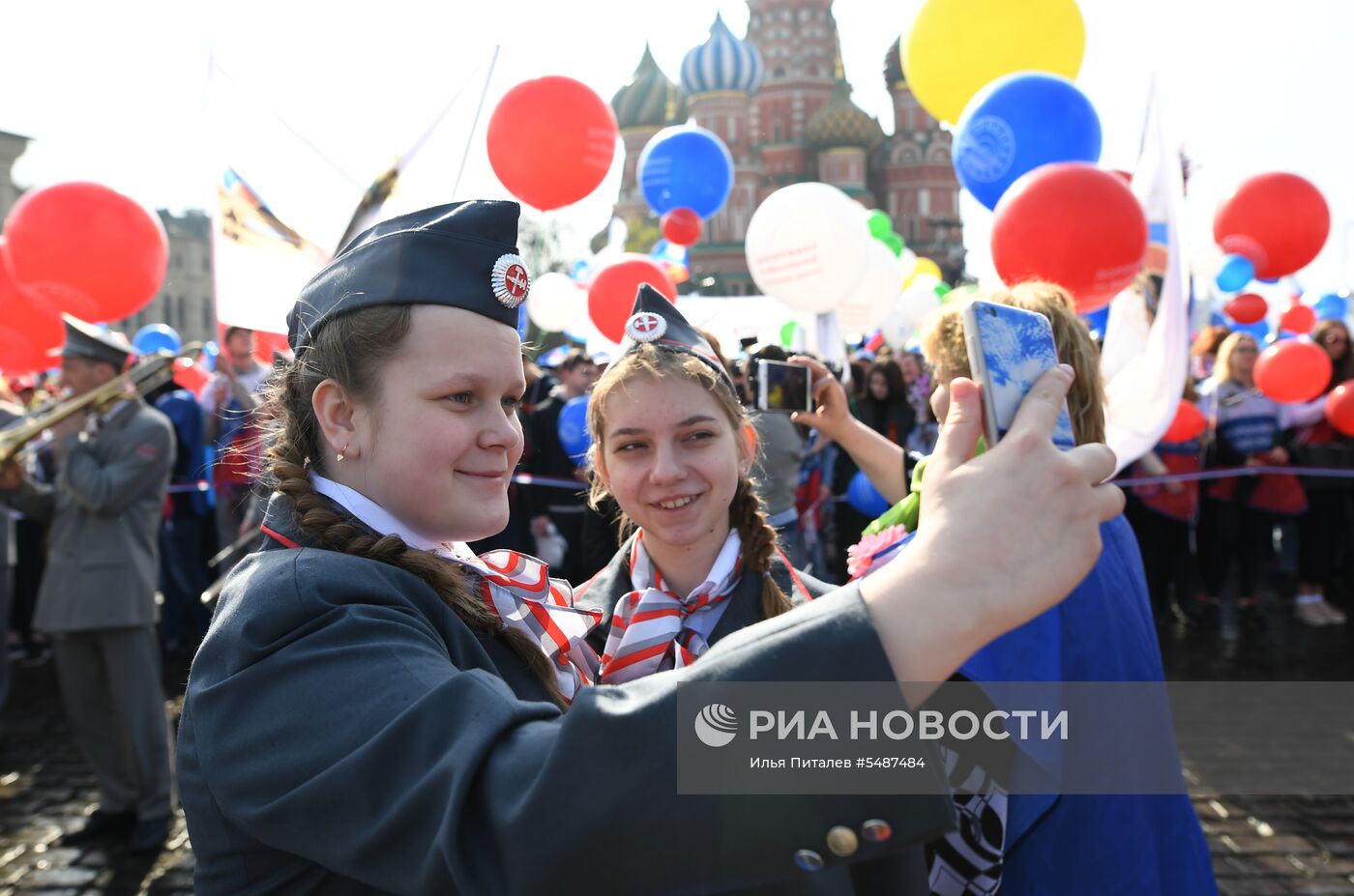 Первомайская демонстрация на Красной площади