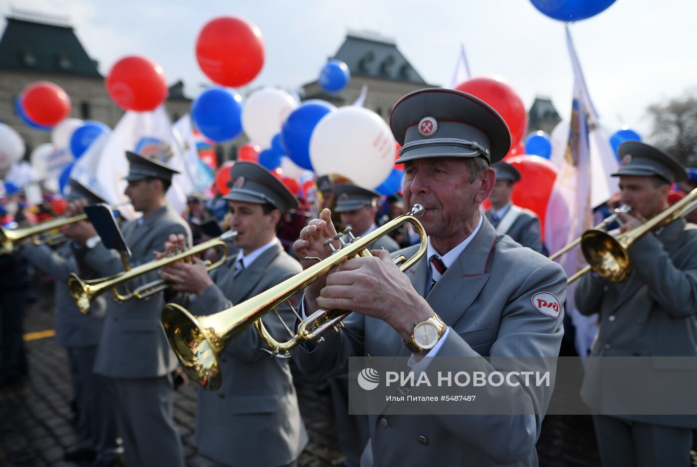 Первомайская демонстрация на Красной площади