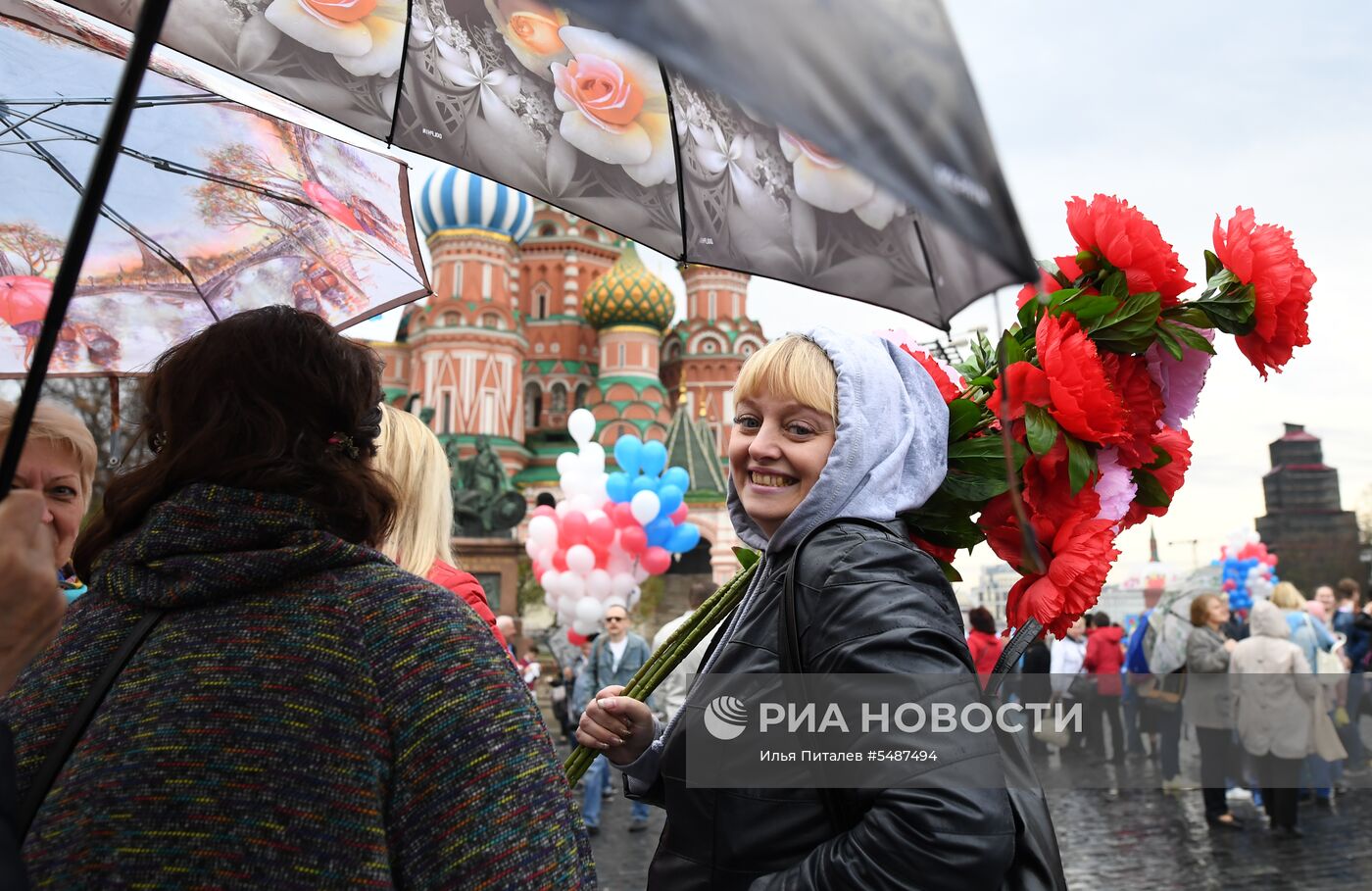 Первомайская демонстрация на Красной площади