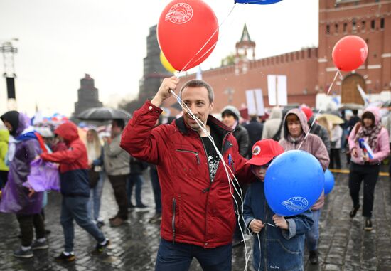 Первомайская демонстрация на Красной площади