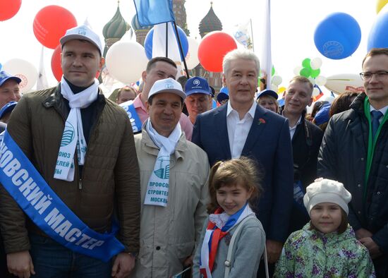 Первомайская демонстрация на Красной площади