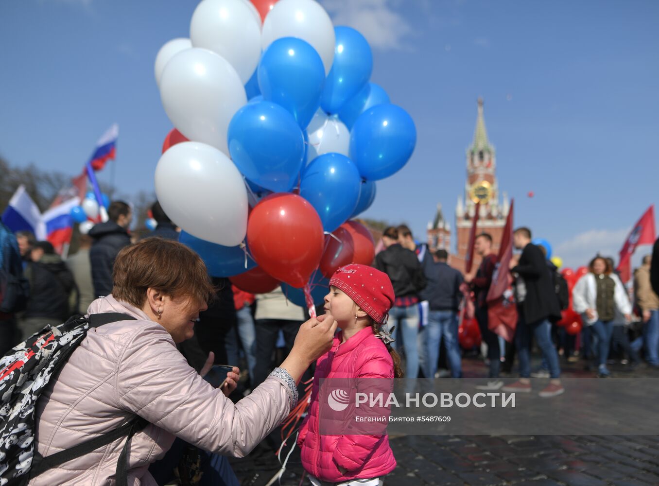 Первомайская демонстрация на Красной площади