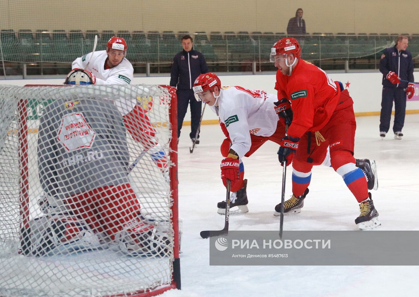 Хоккей. Тренировка сборной России