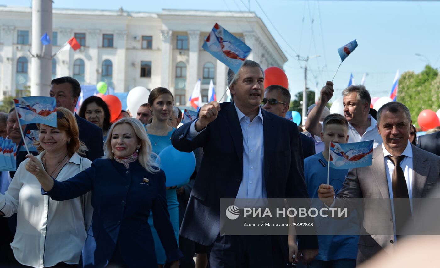 Первомайские демонстрации в регионах России