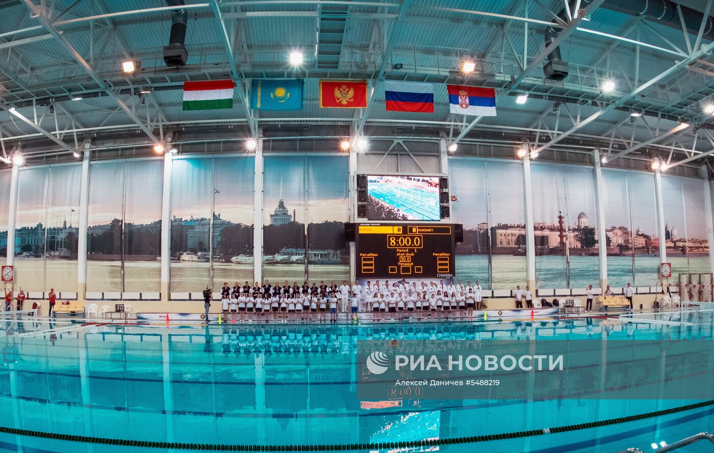 Водное поло. Мировая лига. Женщины. Матч Россия - Венгрия