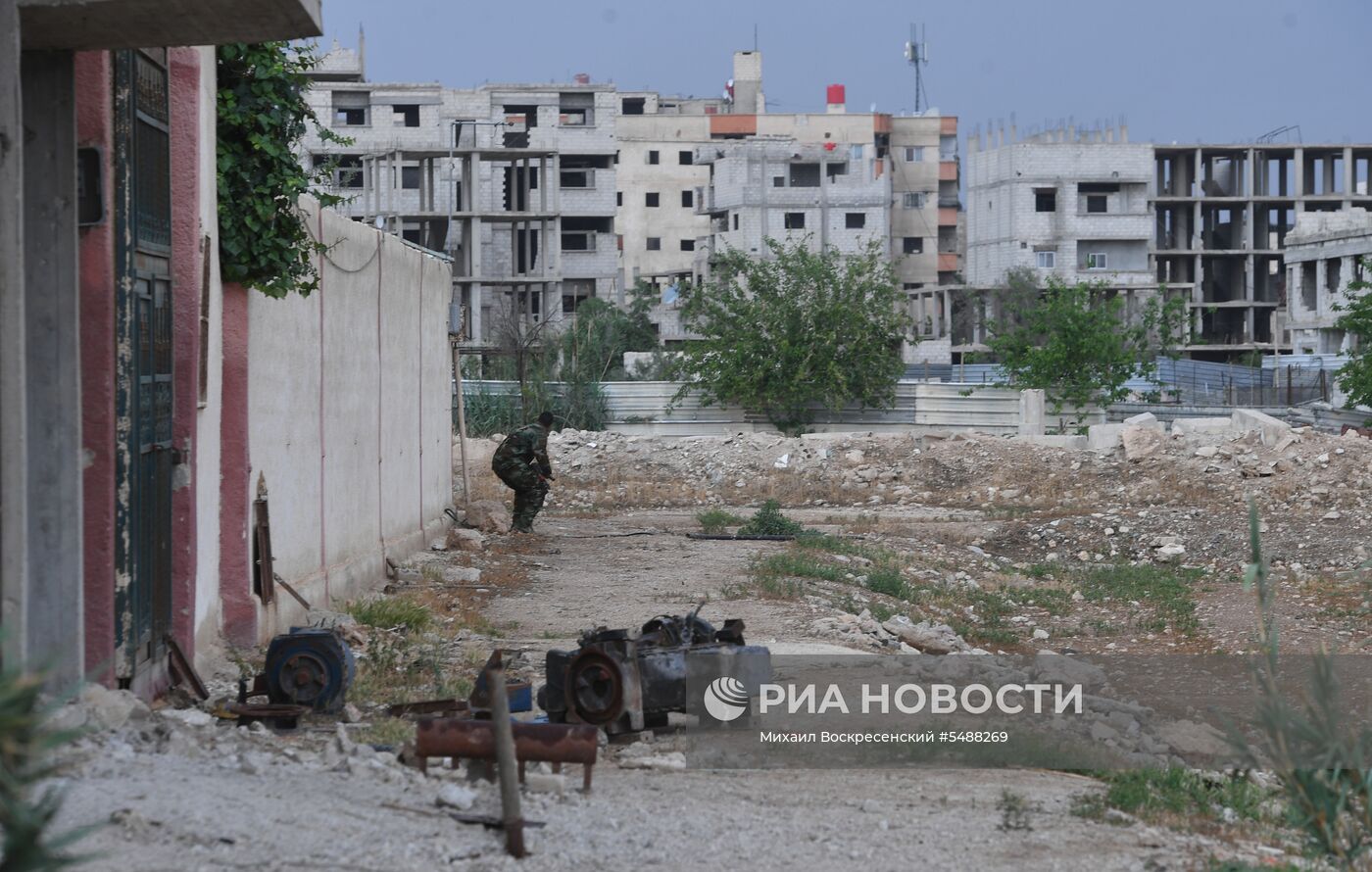 Ситуация в пригороде Дамаска