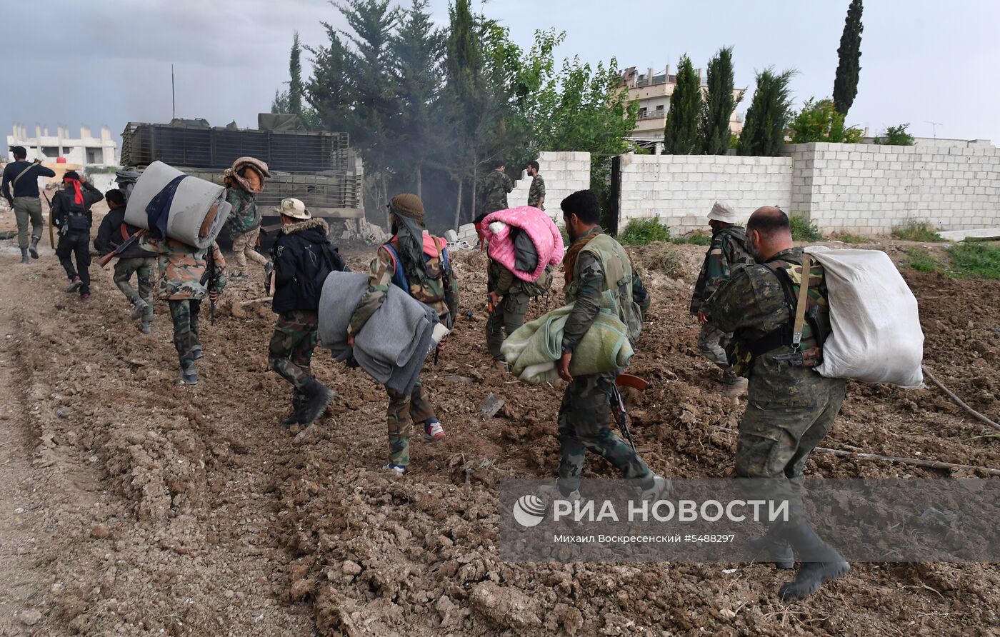 Ситуация в пригороде Дамаска