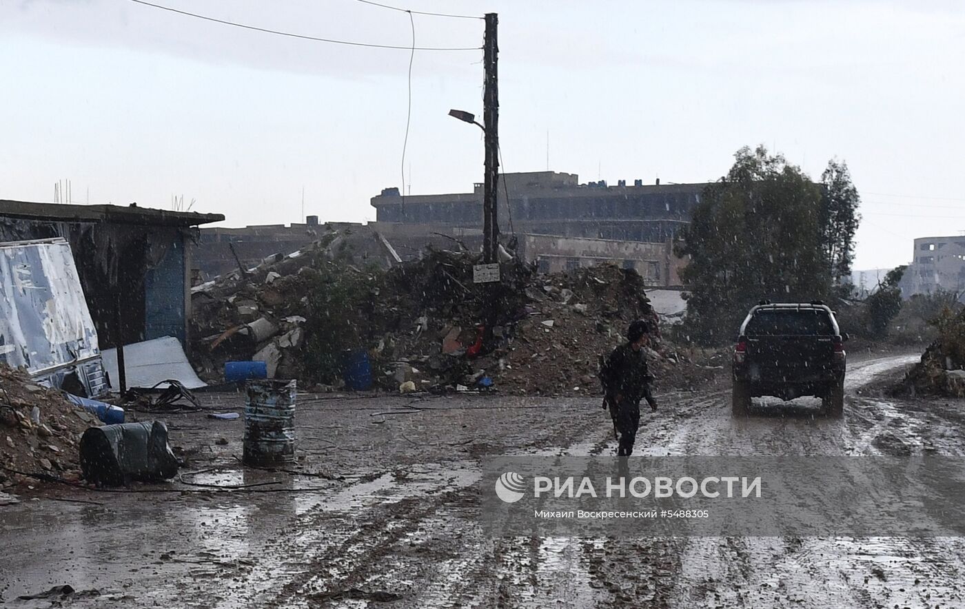 Ситуация в пригороде Дамаска