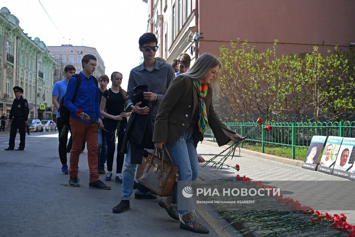 Акция в Москве в память о погибших 2 мая 2014 в Одессе