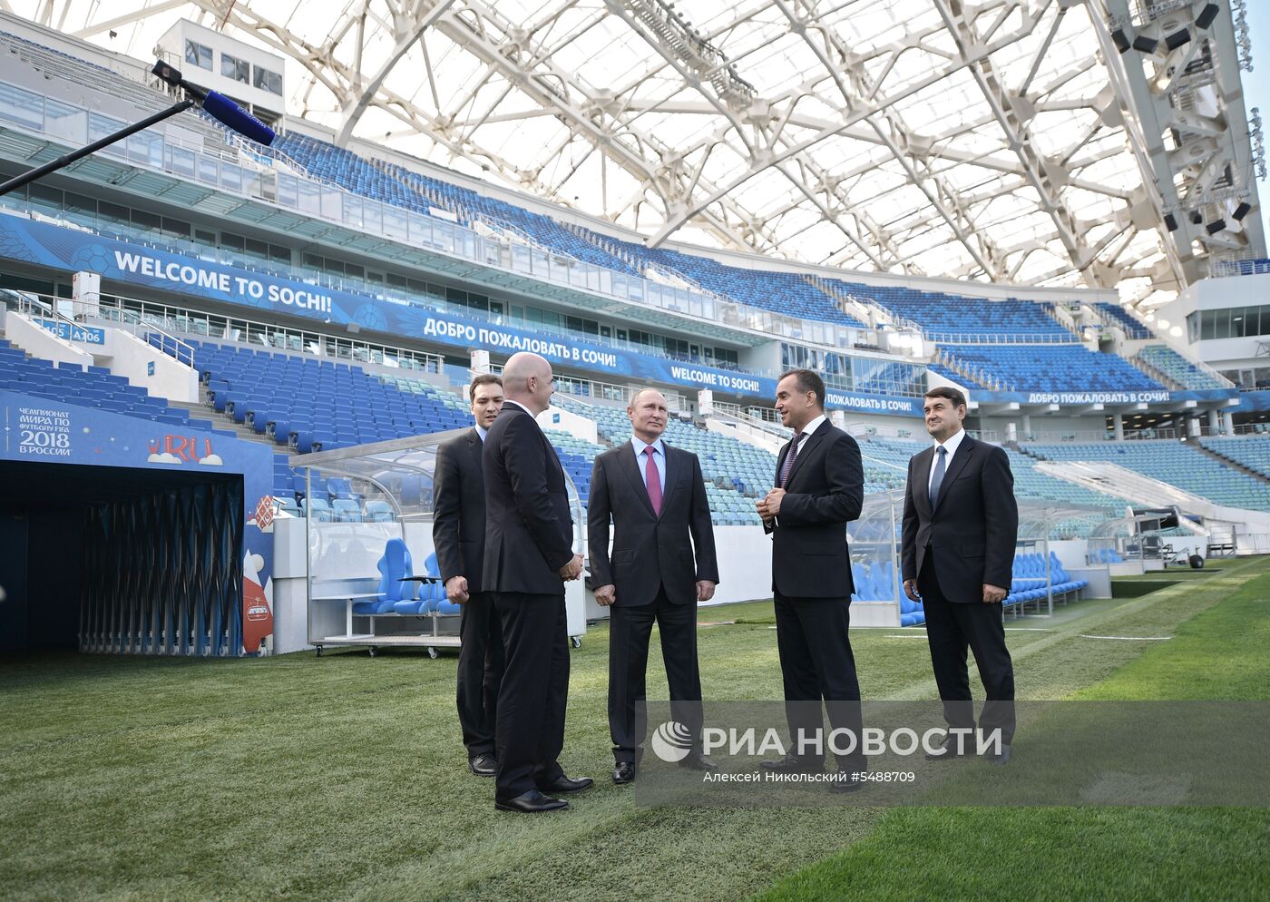 Рабочая поездка президента РФ В. Путина в Сочи