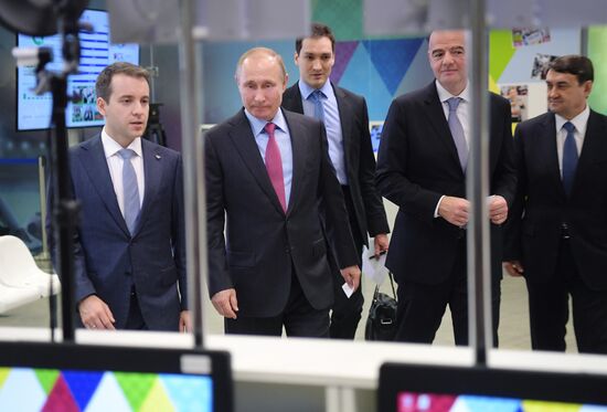 Рабочая поездка президента РФ В. Путина в Сочи