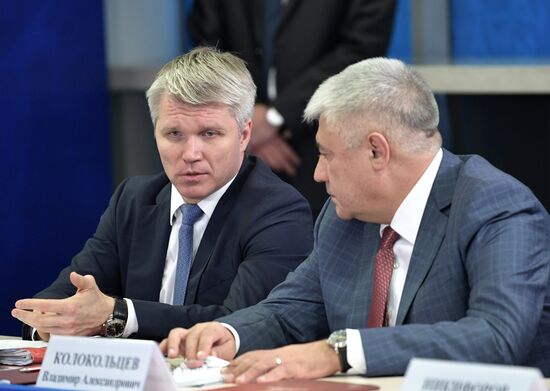 Рабочая поездка президента РФ В. Путина в Сочи