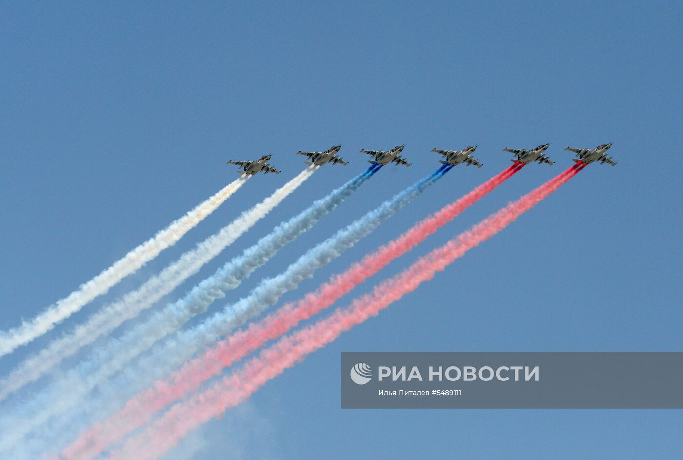 Репетиция воздушной части парада Победы 