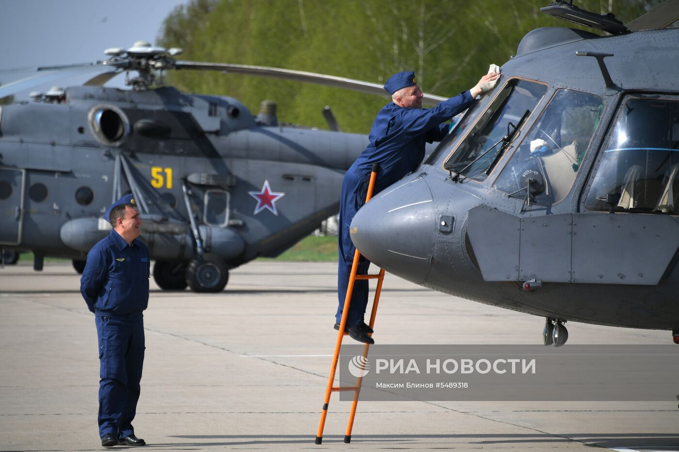 Репетиция воздушной части парада Победы 