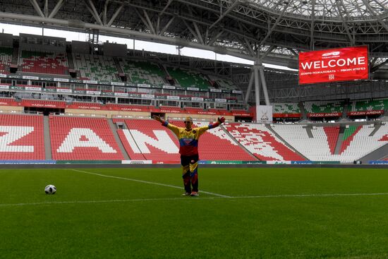 Мичел Сальгадо посетил стадион "Казань Арена"