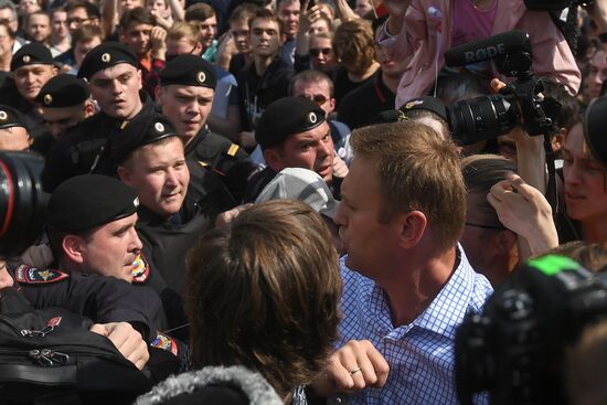 Акция оппозиции в Москве 