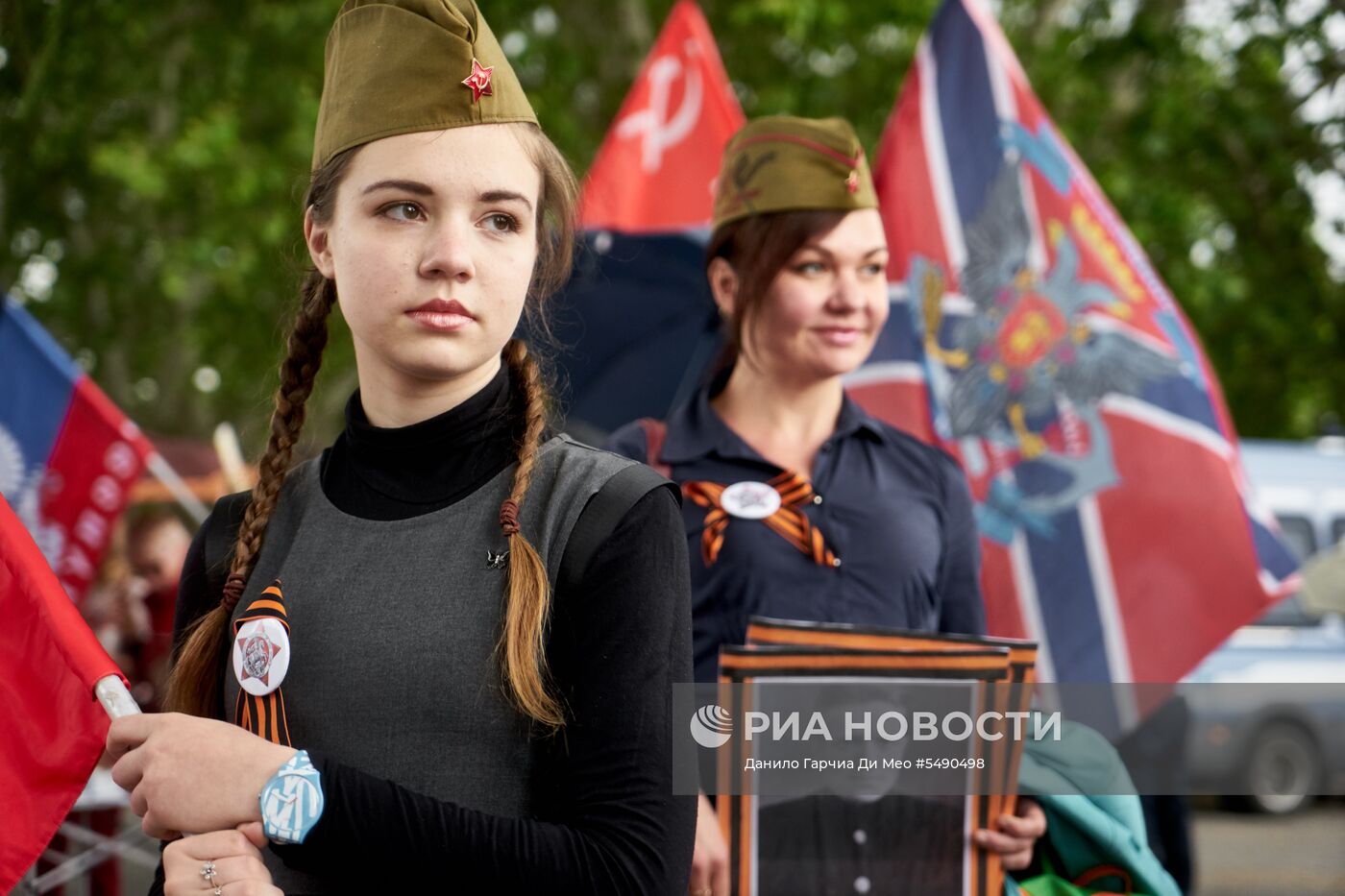 Акция "Бессмертный полк" в Риме