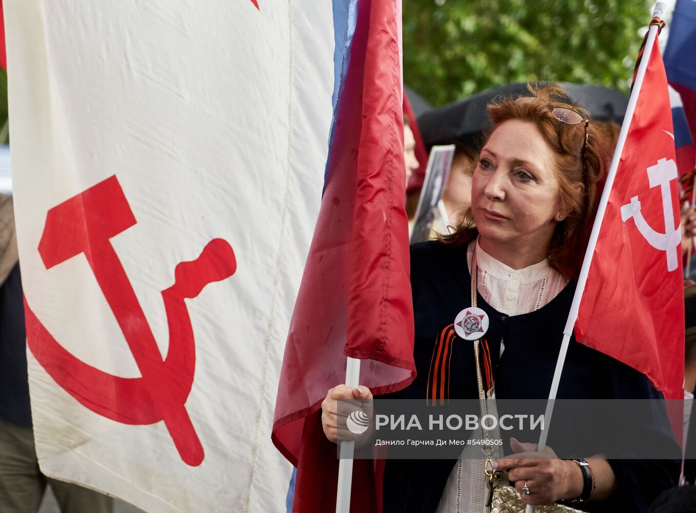 Акция "Бессмертный полк" в Риме