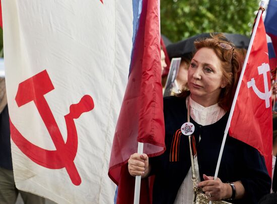 Акция "Бессмертный полк" в Риме