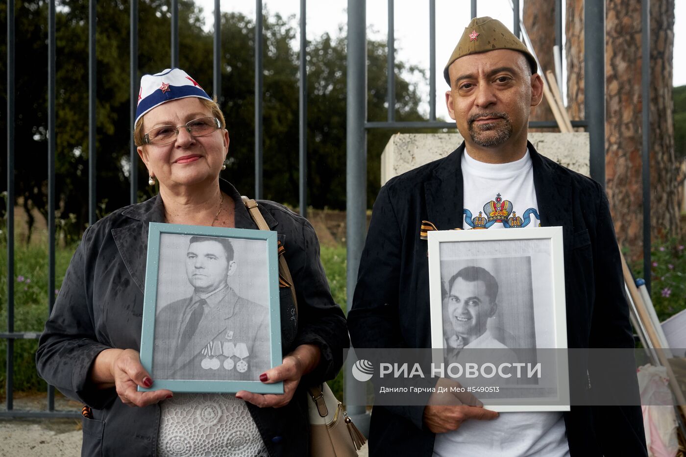 Акция "Бессмертный полк" в Риме