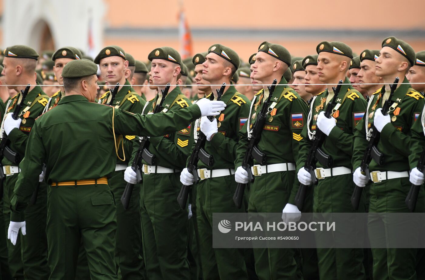 Генеральная репетиция парада Победы на Красной площади